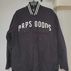 Prps Goods & Co Navy Varsity Jacket